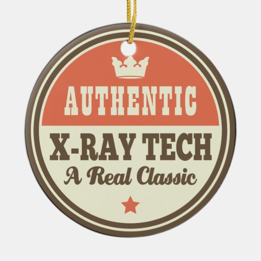 Authentic X-ray Tech  Gift Idea Keramisch Ornament (Voorkant)
