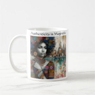 Authenticiteit is magnetisch koffiemok