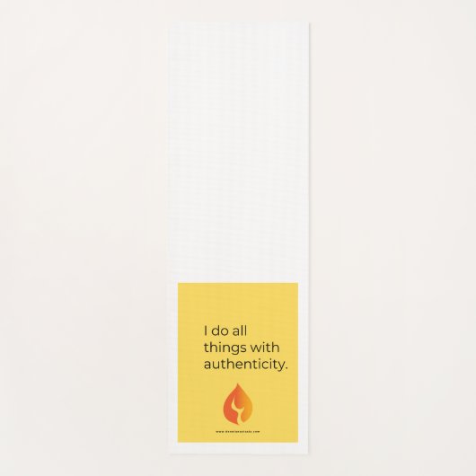 Authenticiteit Yoga Mat (Voorkant)