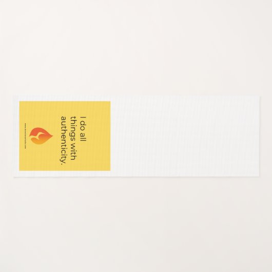 Authenticiteit Yoga Mat (Voorkant (horizontaal))