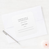 Authenticiteitscertificaat voor Art Sticker (Envelop)