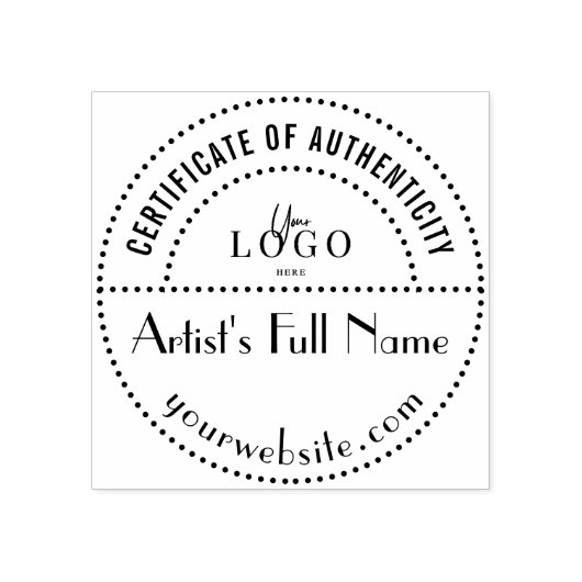Authenticiteitsstempel voor Oorspronkelijke art Ga Rubberstempel (Afrduk)