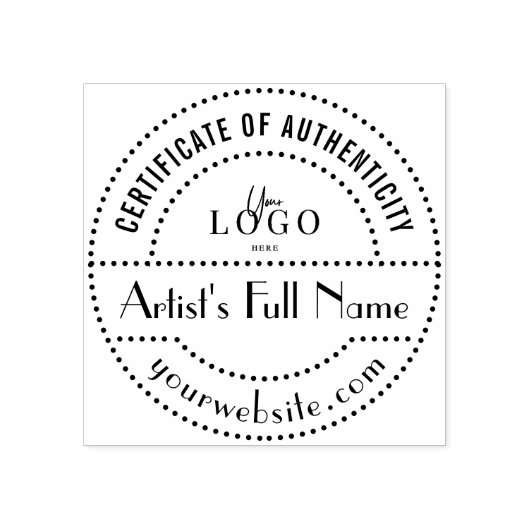 Authenticiteitsstempel voor Oorspronkelijke art Ga Rubberstempel (Afrduk)