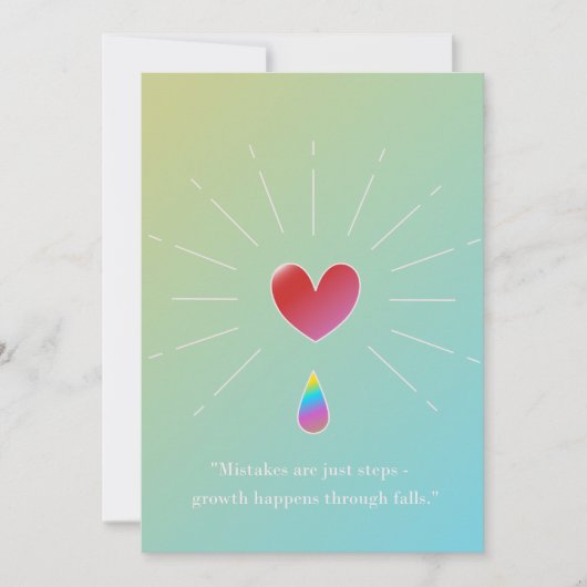 Authenticity Attracts, Inspirational Greeting Card Feestdagenkaart (Voorkant)