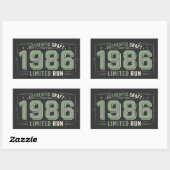 Authentiek 1986: Beperkte Oplage Sage Dreamscape Rechthoekige Sticker (Vel)