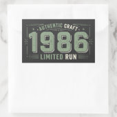 Authentiek 1986: Beperkte Oplage Sage Dreamscape Rechthoekige Sticker (Tas)