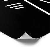 Authentiek Aboriginal abstract masker Poster (Hoek)