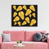 authentiek abstract modern masker canvas afdruk (Insitu (Woonkamer))
