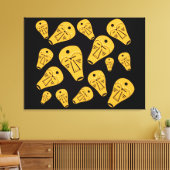 Authentiek abstract modern masker canvas afdruk (Insitu (Woonkamer))