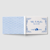 Authentiek  Art Deco Wedding Guest Book Gastenboek (Volledig)