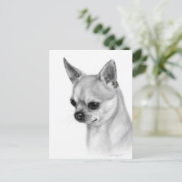 Authentiek Chihuahua kunstwerk Briefkaart
