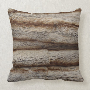 AUTHENTIEK CHINCHILLA FUR PILLOW HORIZONTAL KUSSEN