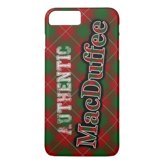Authentiek Clan MacDuffee Schots Tartan Design Case-Mate iPhone Case (Achterkant)