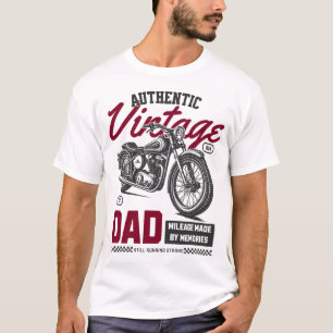 Authentiek  Dad Motorfiets T-shirt – Classic