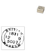 Authentiek gedateerd Museum Document Seal Journali Rubberstempel (Gestempeld)