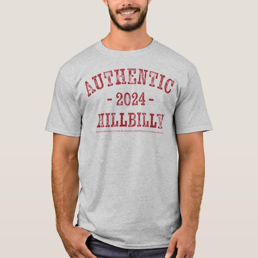 AUTHENTIEK HILLBILLY 2024 T-SHIRT (Voorkant)