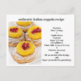 Authentiek Italiaans Zeppola recept Briefkaart
