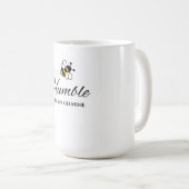 AUTHENTIEK JIJ, WIT 0,45 LITER BEE HUMBLE KOFFIEMOK (Voorkant rechts)