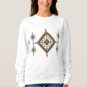 Authentiek Marokkaans Amazigh Tapijtpatroon Berb Trui