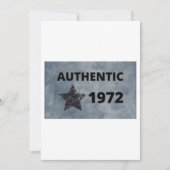 Authentiek ontwerp voor een 50e verjaardag met ret kaart (Voorkant)