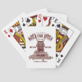 Authentiek ontwerp voor snelheid pokerkaarten (Achterkant)