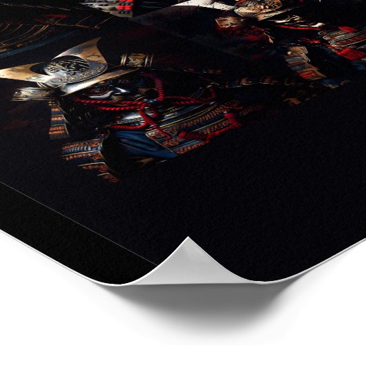 Authentiek Poster Samurai Armor Kunstwerk muurkuns (Hoek)