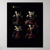 Authentiek Poster Samurai Armor Kunstwerk muurkuns (Voorkant)