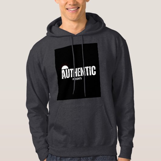 Authentiek schrijfontwerp hoodie (Voorkant)