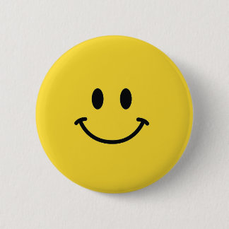Authentiek Smiley gezicht Ronde Button 5,7 Cm