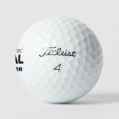 Authentiek steenkoolgebied golfballen (Logo)