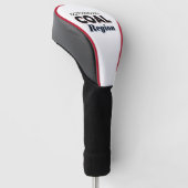 Authentiek steenkoolgebied golfheadcover (Schuin)