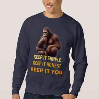 Authentiek Zelf T-shirt: Omhels eenvoud, eerlijkhe Trui