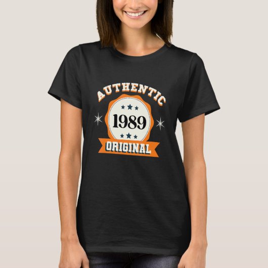 Authentieke 1989 origineel t-shirt (Voorkant)