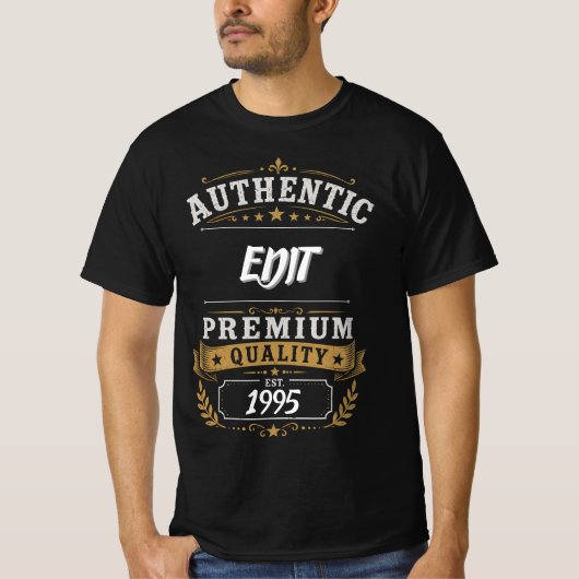 Authentieke AADEN Premium Kwaliteit Gepersonalisee T-shirt (Voorkant)