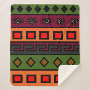 authentieke afrikaanse stam  sherpa deken