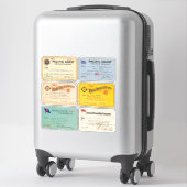 Authentieke Alaska en Pacific Steamship Pass 1900s Sticker (Koffer)