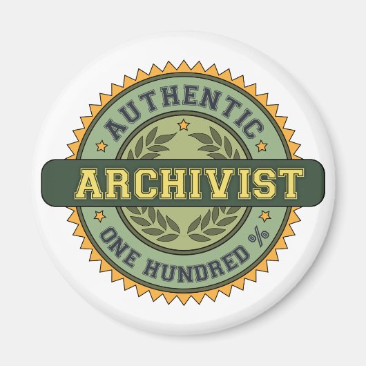 Authentieke Archivist Magneet (Voorkant)