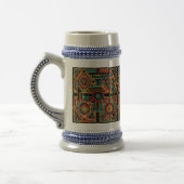 Authentieke Azure "Aztec Dream" 650ml Stein Bierpul (Links)