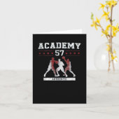 Authentieke Basketbal Academie Nummer Stijl 1 Kaart (Gele Bloem)