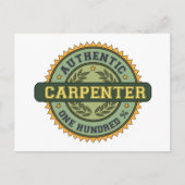 Authentieke Carpenter Briefkaart (Voorkant)
