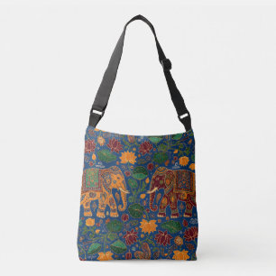 Authentieke Ceylon Koninklijke Olifant Batik -Sri Crossbody Tas