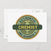 Authentieke Chemist Briefkaart (Voorkant / Achterkant)