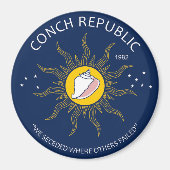 Authentieke Conch Republic VERMIJD NEP Magneet (Voorkant)