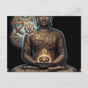 Authentieke Dhamma Pad: Sukiti Boeddha Serie Briefkaart