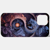 Authentieke Dragon Print iPhone Case (Achterkant (horizontaal))