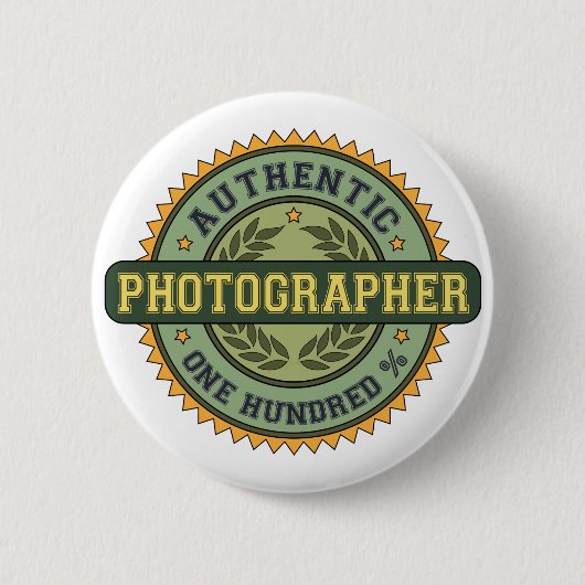 Authentieke fotograaf ronde button 5,7 cm (Voorkant)