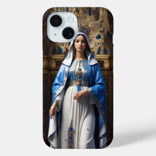 Authentieke Gezegende Maagd Maria Moeder van Jezus iPhone 15 Case