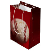 Authentieke Honkbal Foto Gift Bag Medium Cadeauzakje (Voorkant Gekanteld)