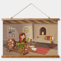 Authentieke Illustratie van het Plattelandsleven