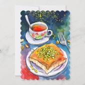 Authentieke Kunafa Nablus Dessert كنا فة Kaart (Voorkant)